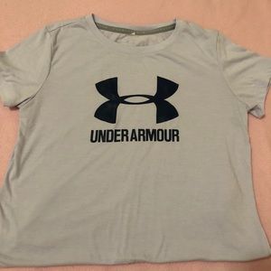 Under Armor Purple Workout tee